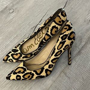 sam Edelman high heels cheetah print